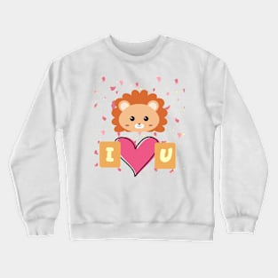 I Love U Crewneck Sweatshirt